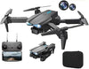 E99 4K Drone with Dual Cameras, 360° Rotation, 10-15 Minutes Flight Time, 150m Range, 1 Batteries, Black