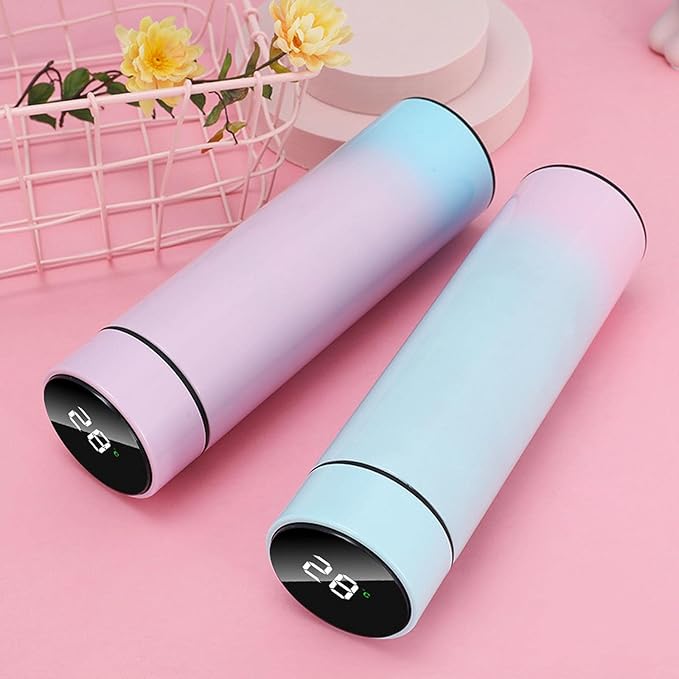 Intelligent Stainless Steel Thermos Bottle Temperature Display Water Bottle Vacuum Flasks Coffee Cup Commemoration Day